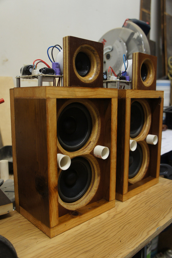 Finished speakers